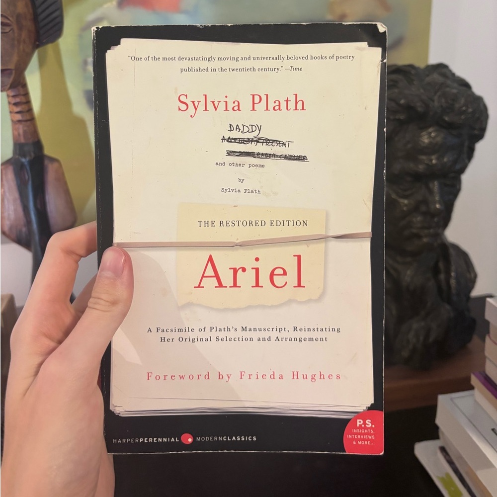 Sylvia Plath Ariel poetry book Restored Edition